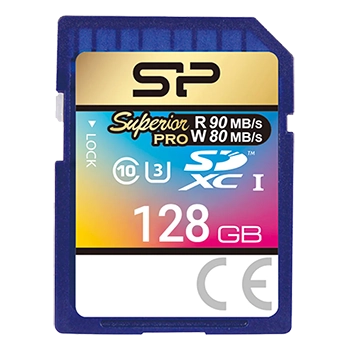 کارت حافظه سیلیکون پاور مدل SDHC Superior Pro U3 80MB/s کلاس 10 ظرفیت 128 گیگابایت